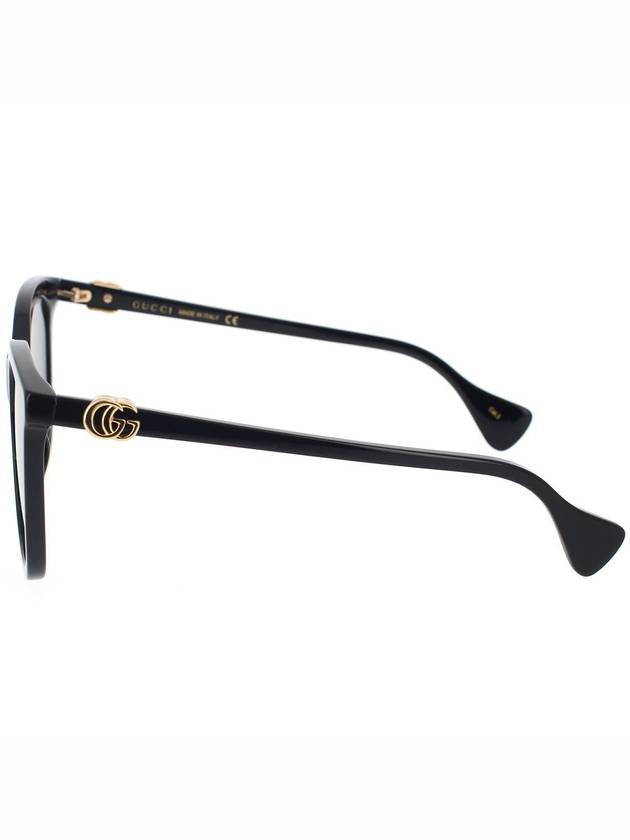 Eyewear Gold Logo Sunglasses Black - GUCCI - BALAAN 4