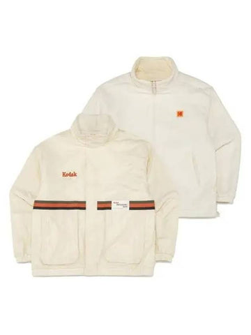 KODAK Kodacolor Reversible Fleece Jacket IVORY - KODO - BALAAN 1