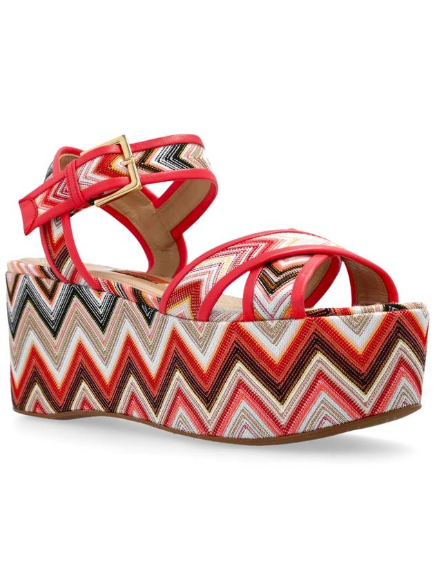 Missoni Patterned Platform Sandals, Women's, Multicolour - MISSONI - BALAAN 4