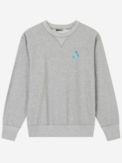 Mike Gradient Logo Sweatshirt Grey - ISABEL MARANT - BALAAN 2