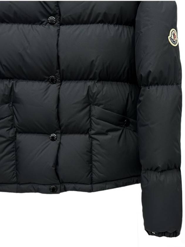 Ebre Logo Down Short Padding Black - MONCLER - BALAAN 6