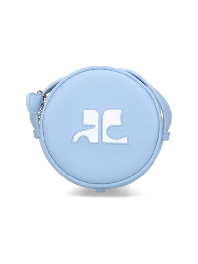 Re-Edition Circle Leather Cross Bag Blue - COURREGES - BALAAN 2