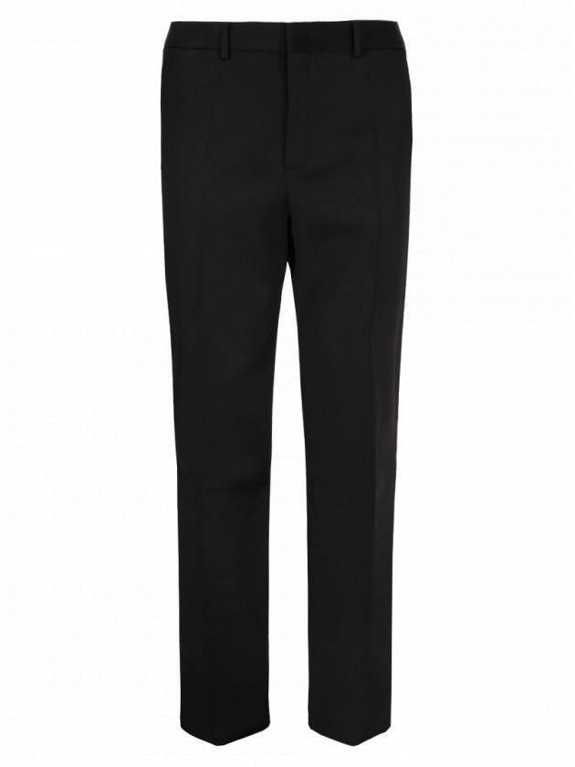 Men's Wool Slacks Black - VALENTINO - BALAAN 1