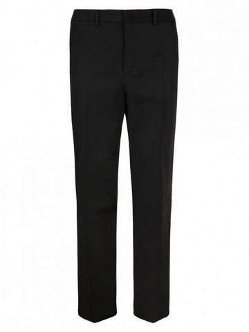 Men's Wool Slacks Black - VALENTINO - BALAAN 1