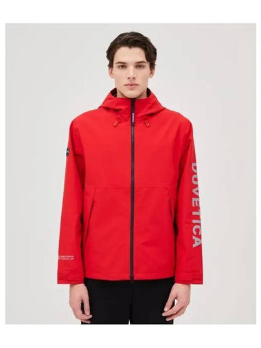 Hatos Dark Red Men s Wind Jacket - DUVETICA - BALAAN 1