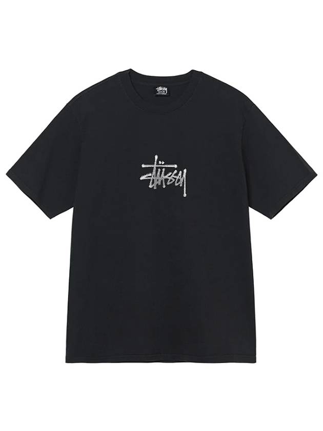 Surf Tom Pigment Dyed T Shirt Black Women - STUSSY - BALAAN 2