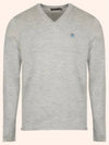 Contrast V-neck Slim Fit Cashmere Sweater Stone Header - G/FORE - BALAAN 2