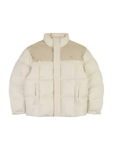 Earth Down Puffer 9576 Ecru - KANGOL - BALAAN 1