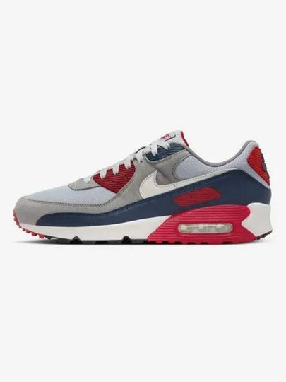 Air Max 90 M Light Smoke Gray Armory Navy Fire Red Phantom DM0029 005 - NIKE - BALAAN 2