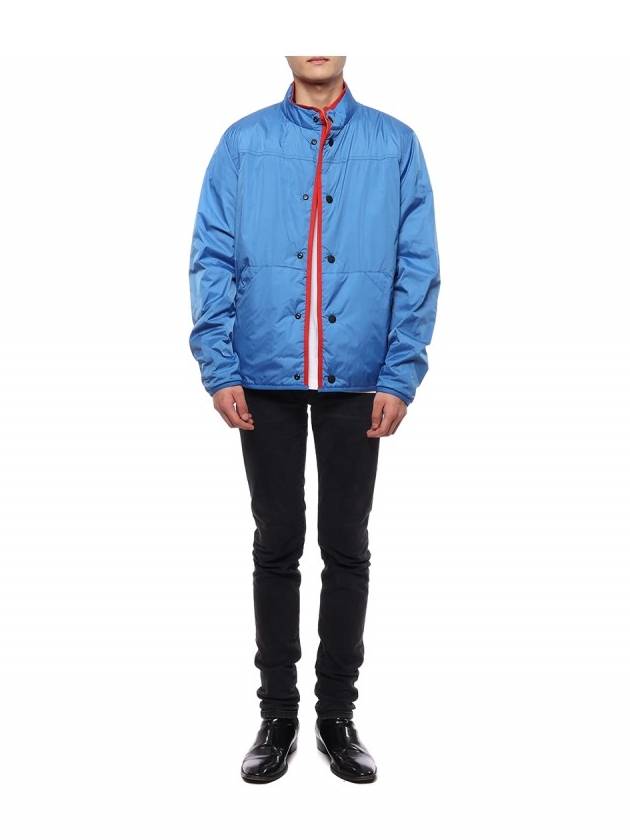 Men's Grenoble Reversible Down Jumper Zip-Up Jacket Blue - MONCLER - BALAAN 4