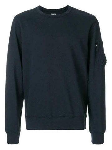 CP Lens Wappen Sweatshirt Navy 04CMSS056A 00246G 888 - CP COMPANY - BALAAN 1