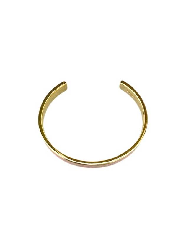 Cord Bangle Bracelet Gold Pink - DIOR - BALAAN 5