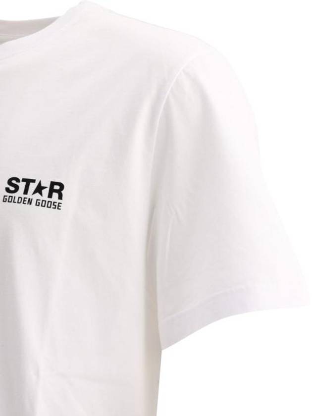 Star Collection Logo Short Sleeve T-Shirt White - GOLDEN GOOSE - BALAAN 5