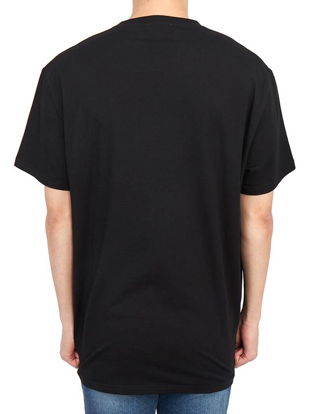 Girocolo Logo Short Sleeve T-Shirt Black - ALEXANDER MCQUEEN - BALAAN 5