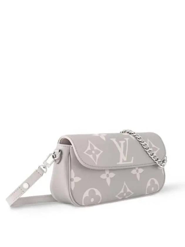 Chain Ivy Monogram Long Wallet Grey - LOUIS VUITTON - BALAAN 3