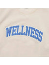 Wellness Logo Sweatshirt Beige - SPORTY & RICH - BALAAN 5