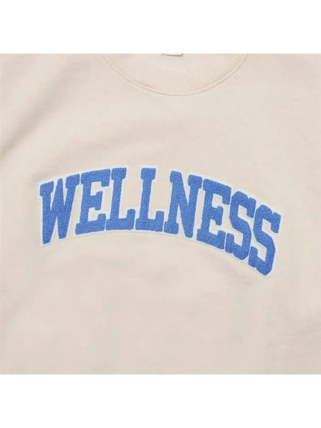 Wellness Logo Sweatshirt Beige - SPORTY & RICH - BALAAN 5