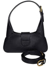 Aphrodite Small Leather Shoulder Bag Black - GUCCI - BALAAN 5