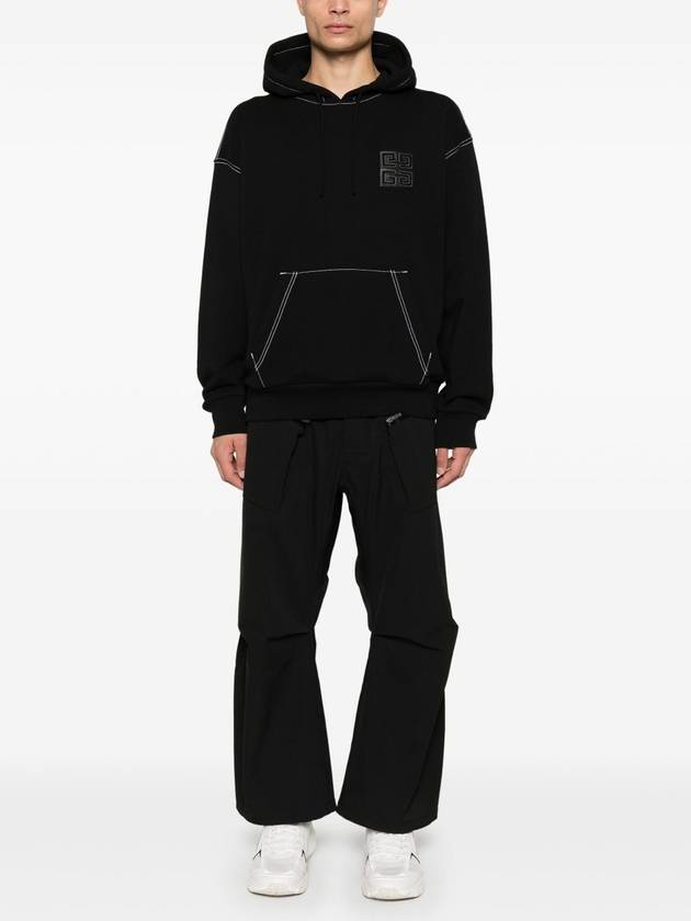 4G Fleece Hood Black - GIVENCHY - BALAAN 3