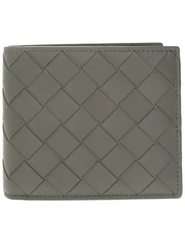 Intrecciato Bifold Half Wallet Graphite - BOTTEGA VENETA - BALAAN 3