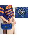 GG Marmont Small Cross Bag Blue - GUCCI - BALAAN 8