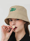 Windproof nylon bucket hat BEIGE - MONBIRDIE GOLF - BALAAN 7