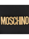 Grain leather logo plaque clutch A8410 8003 0555 - MOSCHINO - BALAAN 7