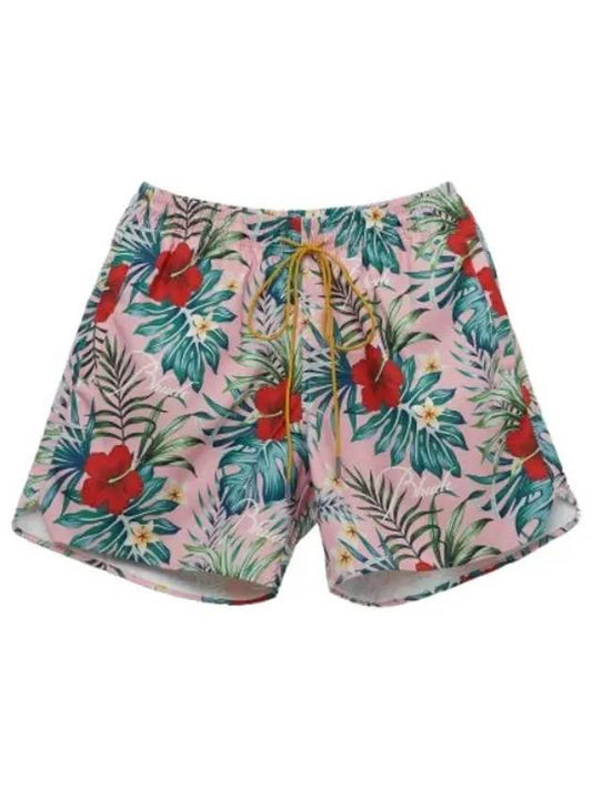 Hawaiian Logo Swim Shorts Pants Multi Color - RHUDE - BALAAN 1