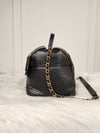 Women s Bowling Bag Top Handle Black AS3740 Condition - CHANEL - BALAAN 5