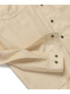 LOOSE FIT MILLITARY SHIRT BEIGE - ROLLING STUDIOS - BALAAN 6