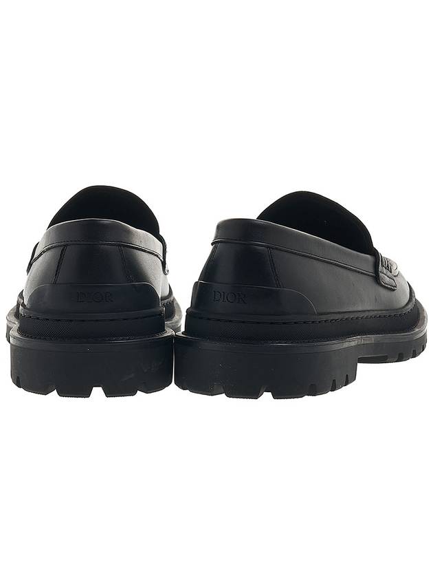 Explorer Smooth Calfskin Loafers Black - DIOR - BALAAN.