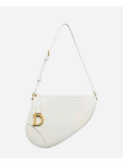 Saddle Rodeo Goatskin Pouch Bag Latte - DIOR - BALAAN 2