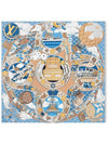 LV Journey Square 90 Scarf Blue - LOUIS VUITTON - BALAAN 7