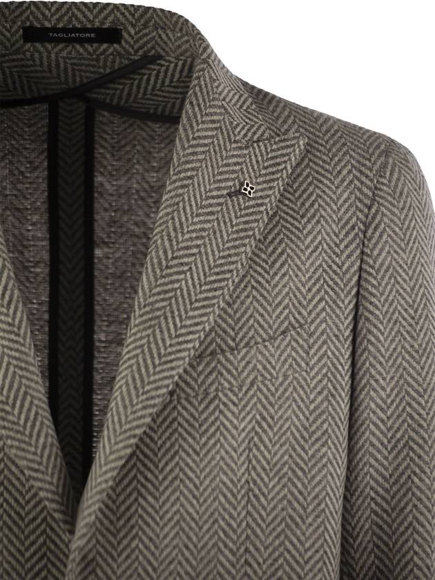 Wool and cashmere jacket - TAGLIATORE - BALAAN 4