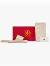 Double T Slide Slippers Beige - TORY BURCH - BALAAN 5