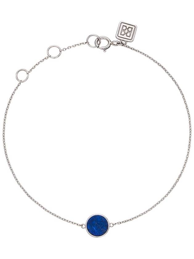 Roca Mini Round Lapis Lazuli Bracelet White - BE/GINS - BALAAN 8