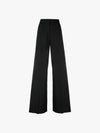 Mendoza Virgin Wool Straight Pants Black - MAX MARA - BALAAN 2