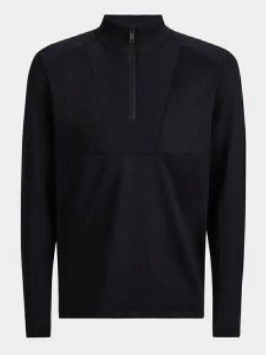 GFORE DOUBLE KNIT QUARTER ZIP GMM000021 ONYX Men s Pullover - G/FORE - BALAAN 1