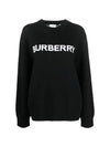 Women's Logo Cotton Knit Top Black - BURBERRY - BALAAN 2