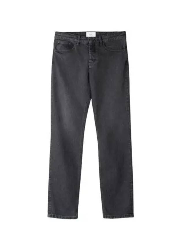 Men's Classic Fit Cotton Slim Jeans Black - AMI - BALAAN 2