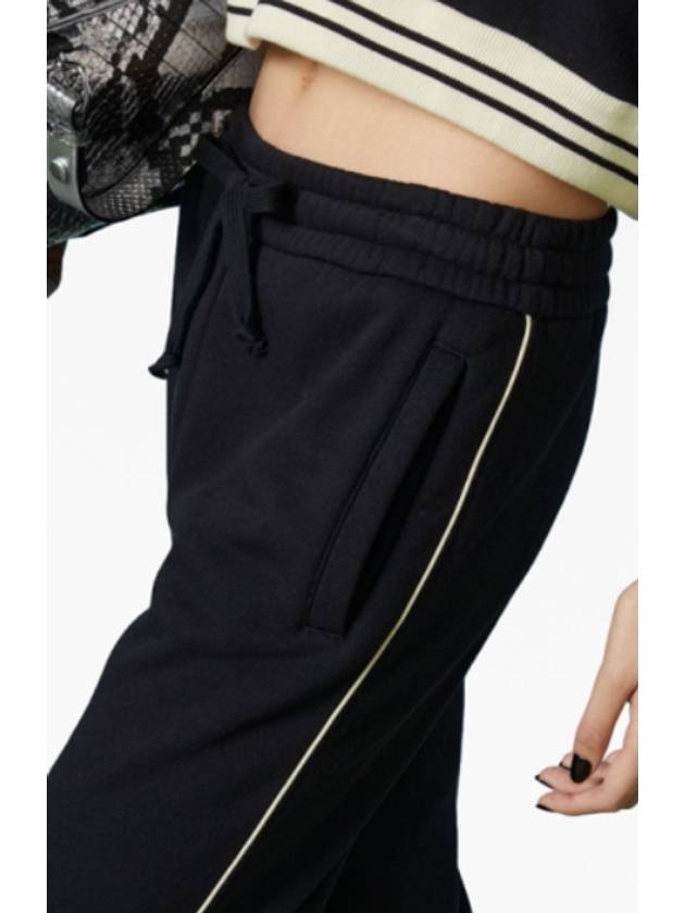 Cotton Jersey Track Pants Black - GUCCI - BALAAN 7