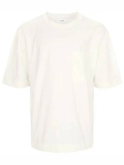 Boxy Short Sleeve T-Shirt Chalk - LEMAIRE - BALAAN 2