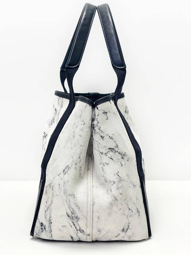 White marble canvas mini tote bag 4VVCB31163 - BALENCIAGA - BALAAN 3