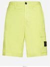 Cargo Bermuda Shorts Neon - STONE ISLAND - BALAAN 2