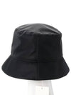 V Logo Signature Bucket Hat Black - VALENTINO - BALAAN 4