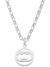 Double G Necklace YBB147749001 Silver - GUCCI - BALAAN 4