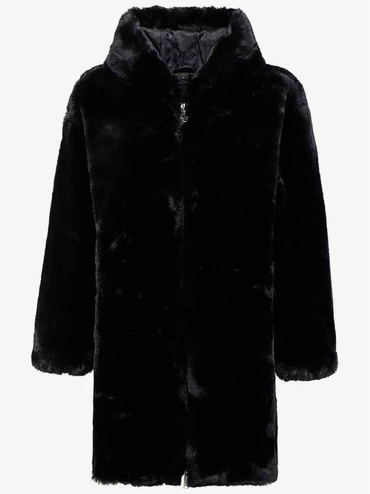 State Bunny Fur Jacket Black - MOOSE KNUCKLES - BALAAN 1