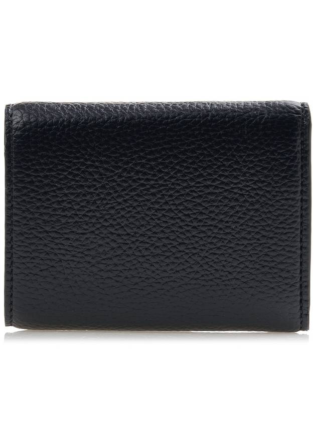 Vegan Biogreen Flap Small Half Wallet Black - VIVIENNE WESTWOOD - BALAAN 4