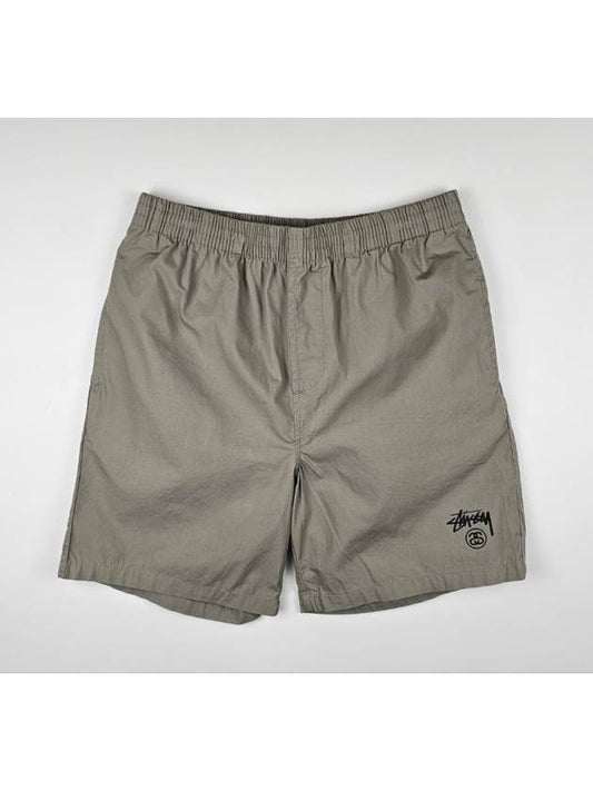 Men's Basic Stock Beach Shorts Stone - STUSSY - BALAAN 2