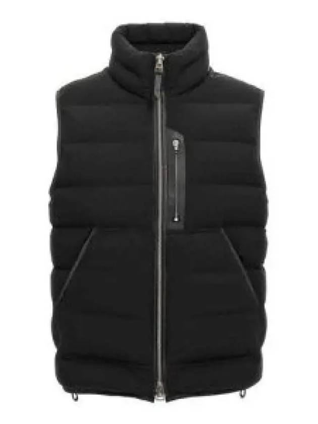 Goose Down Padded Vest Black - TOM FORD - BALAAN 2